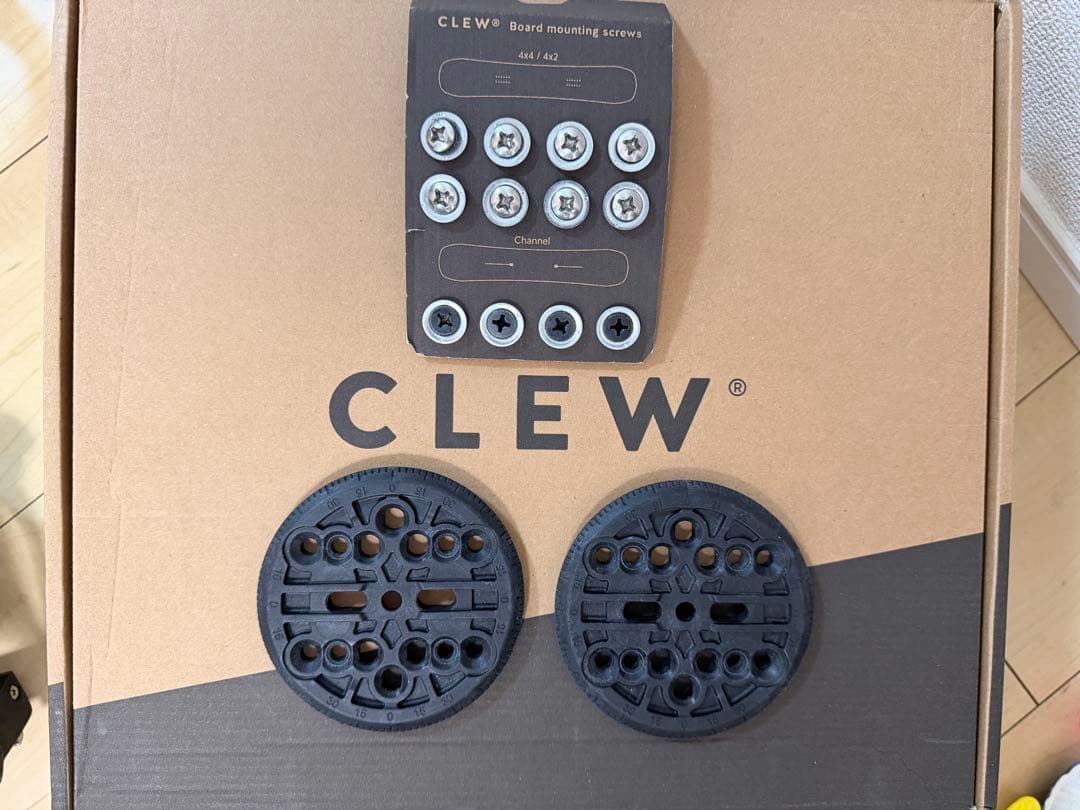 スノーボード ビンディング Clew binding 20 Black - M