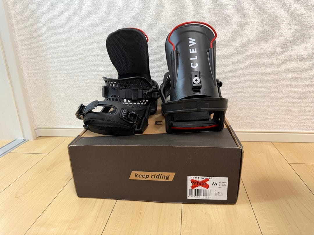 スノーボード ビンディング Clew binding 20 Black - M