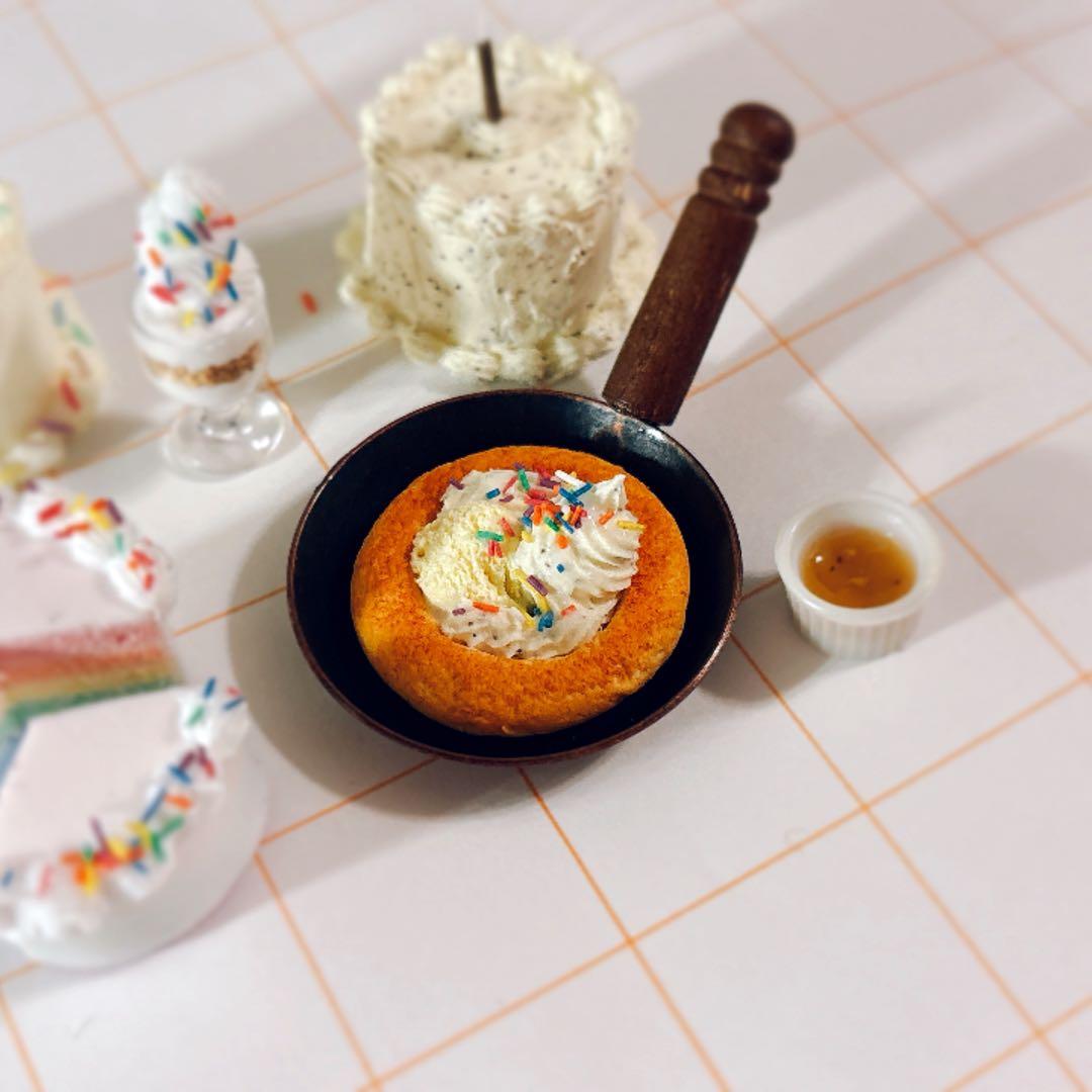 ミニチュアスイーツ　カラフルスイーツセット　ミニチュアフード　ハンドメイド