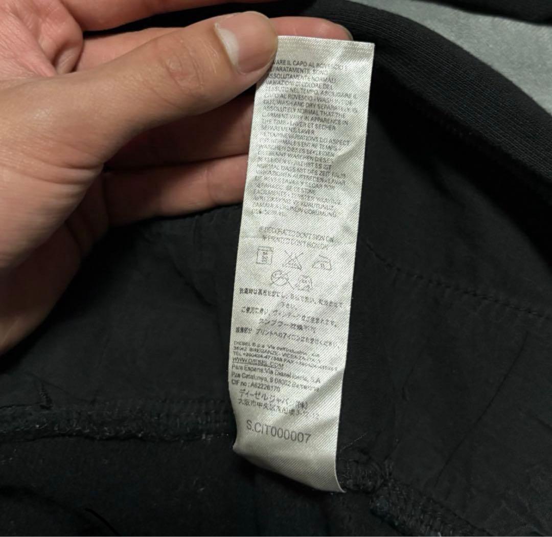 【希少】00s DIESEL gimmick zip hoodie