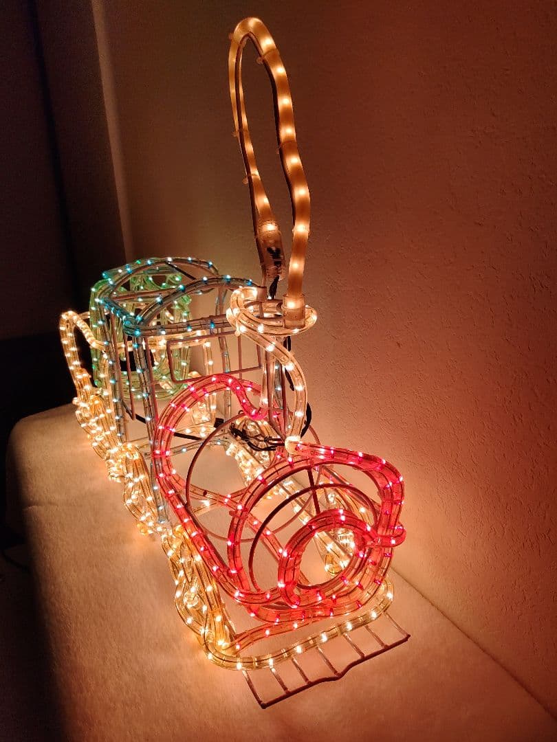 イルミネーション モチーフライト 機関車 クリスマスライト