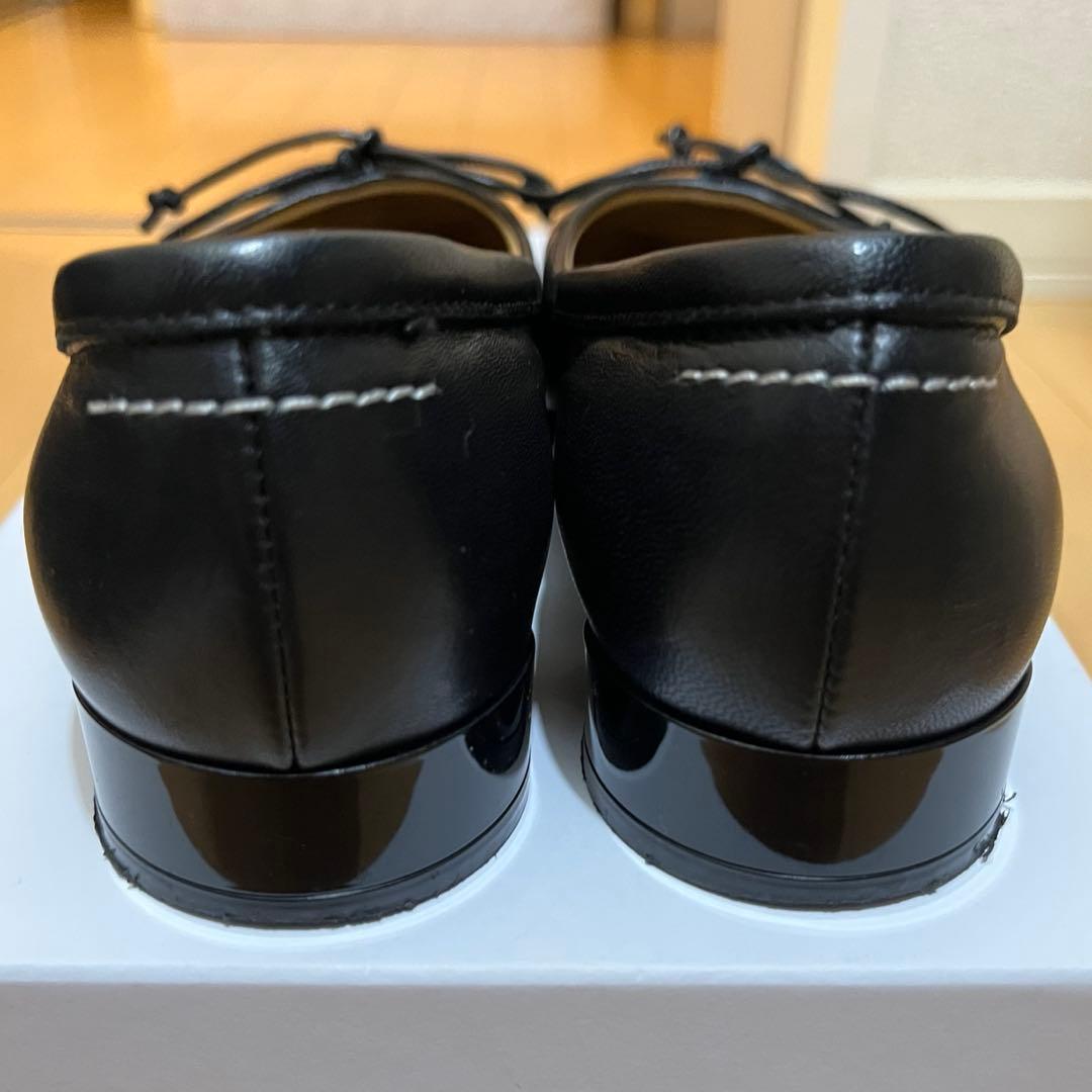 MM6 Maison Margiela 黒 フラット バレエシューズ 36