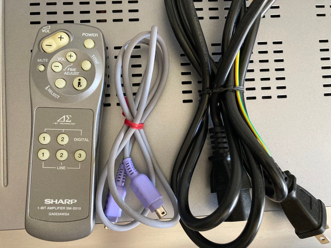 シャープ　1ビットデジタルアンプ　SM-SX10 100W +100W　(4Ω)