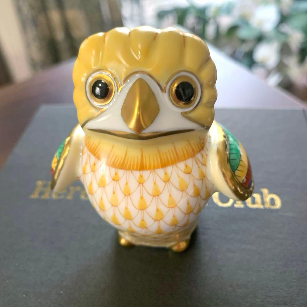 専用☆希少☆世界3,000体限定ヘレンド テオティワカンのフクロウ(箱付き)