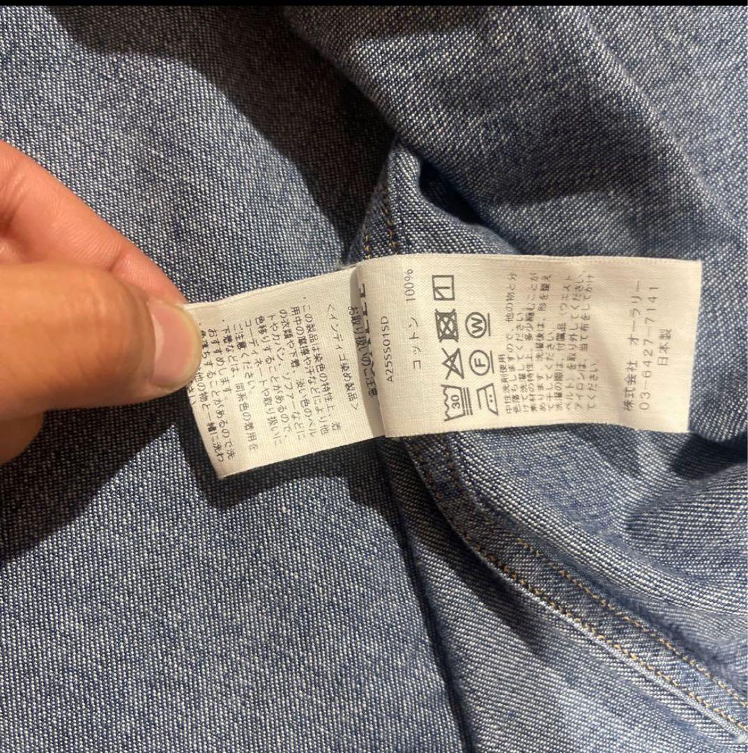 【ザックジャパン】25ss AURALEE SELVEDGE LIGHT