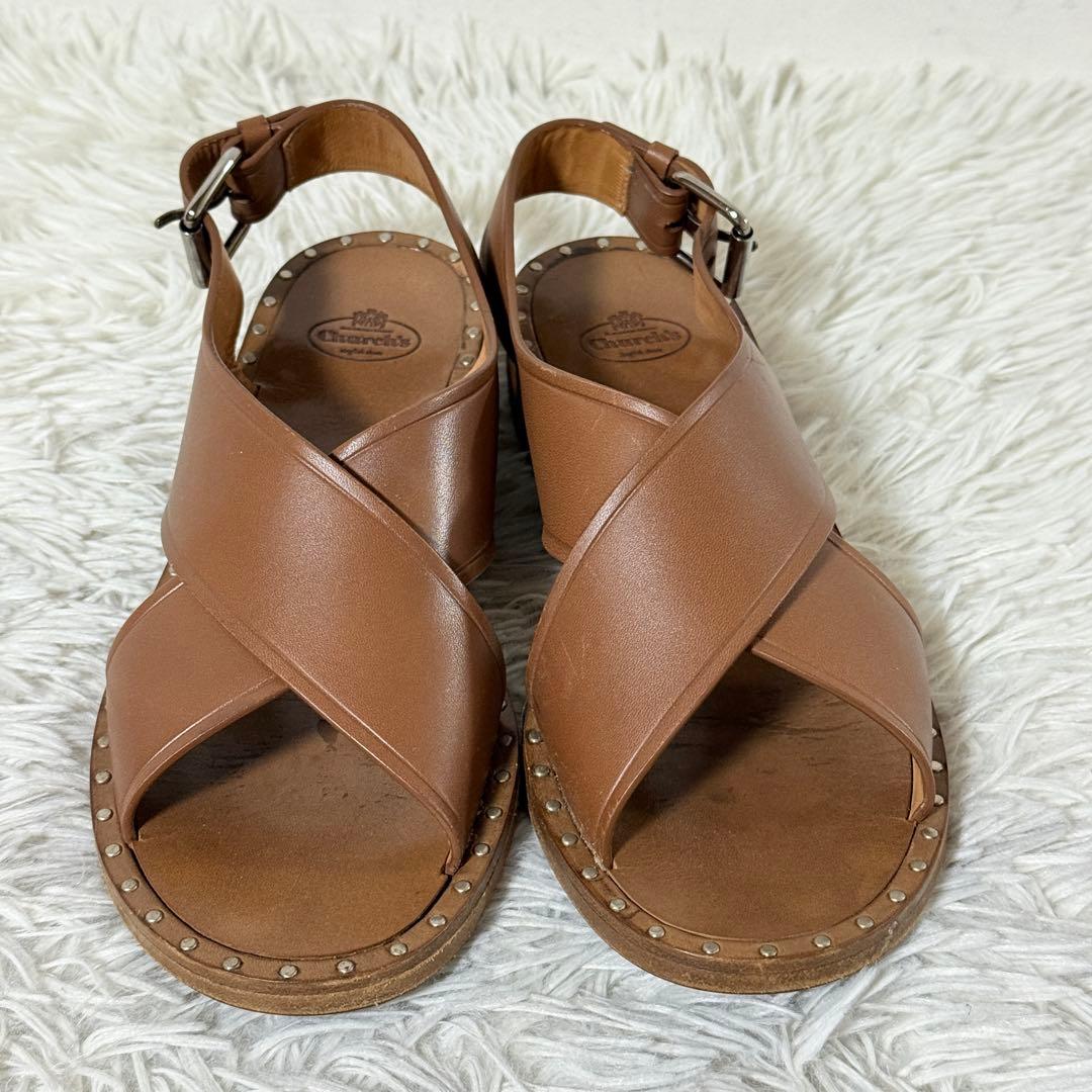 美品✨チャーチ　Rhonda プレステージ　カーフスキン　サンダル　36