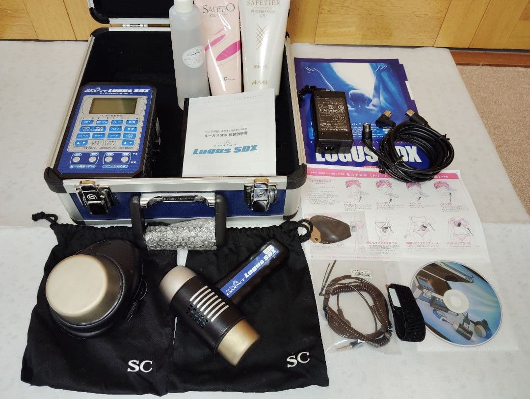 ルーガスSDX総合美容器■超音波/低中周波ホットクール☆ベセム・ベルファム同等①