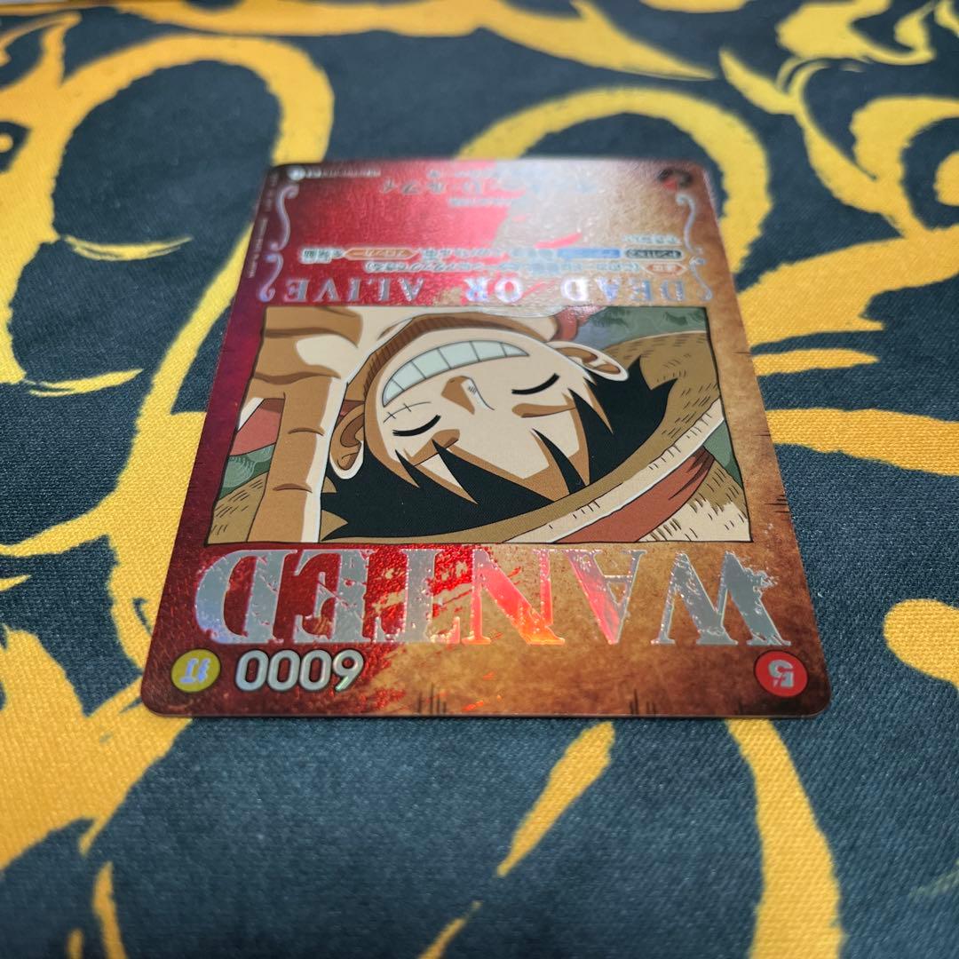 ワンピースカード ルフィ 手配書 SP