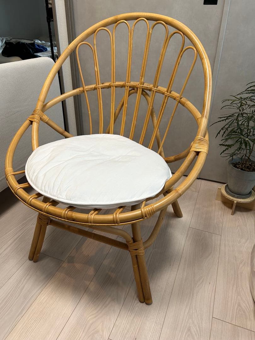 【さばちゃん】unico ウニコ　CAGE(カージュ) ラタン チェア