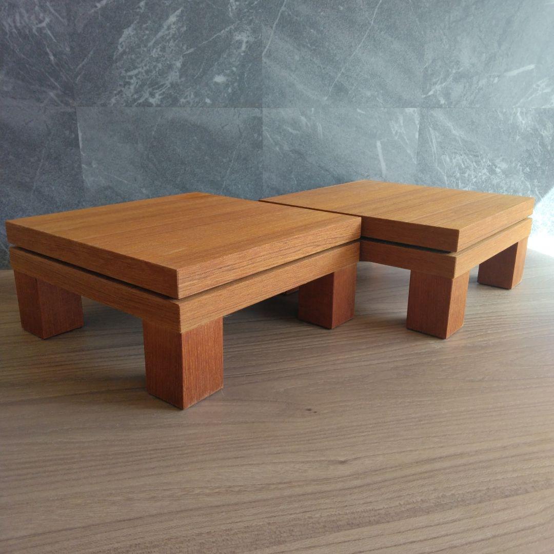 木製スピーカースタンド一対