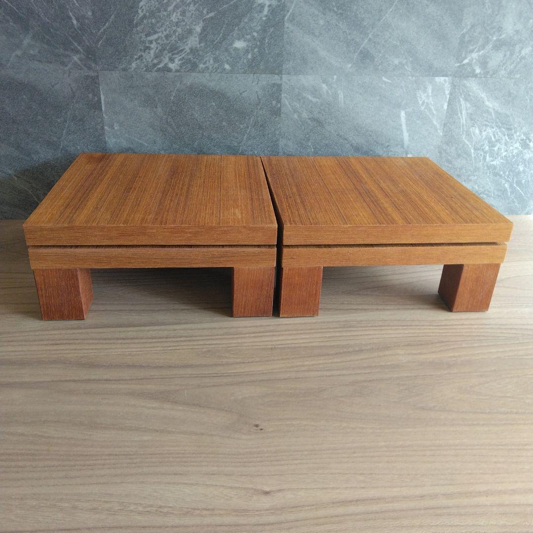 木製スピーカースタンド一対