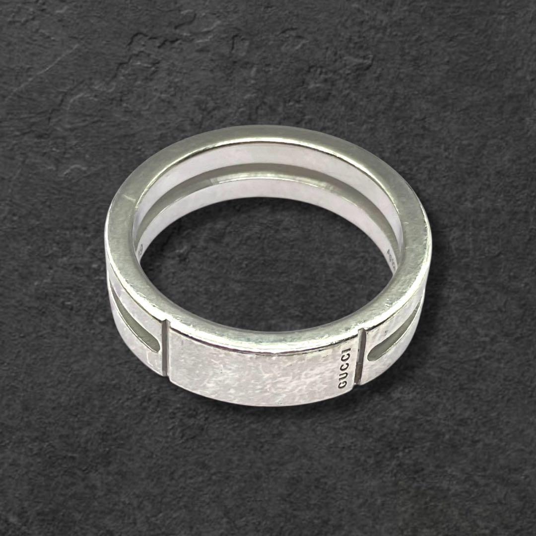 GUCCI シルバーリング Ag925 18.5号 指輪 メンズ 528