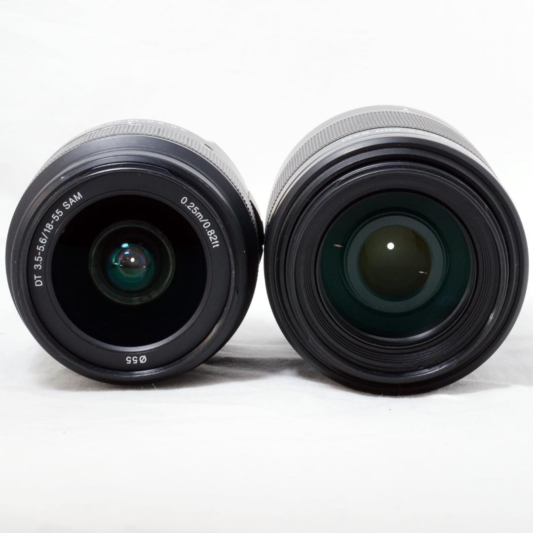 ⭐️良品⭐️SONY ソニー α100 ダブルズームセット★手振れ補正付き★