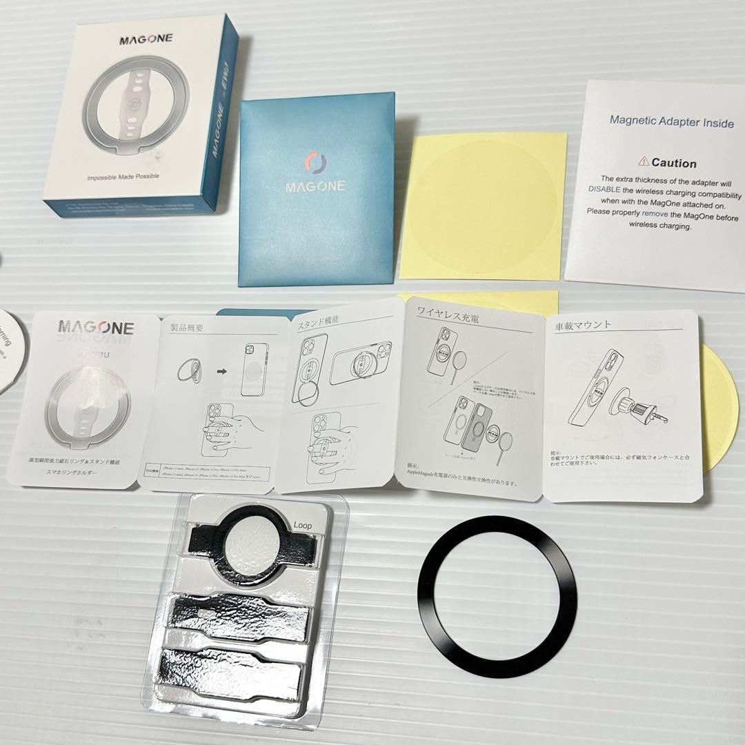 未使用品！ EWA ewa エワ リング マグネット MagSafe ブラック黒