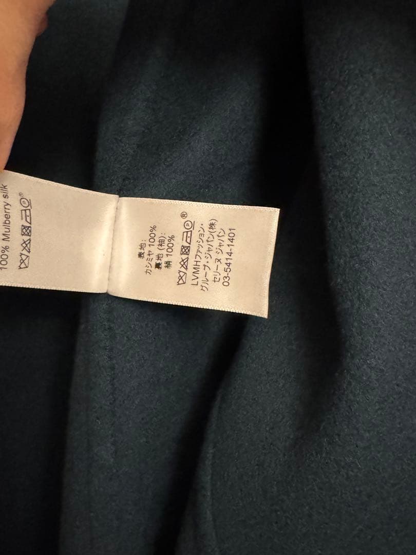 希少　入手困難　試着のみ　CELINE エッグクロンビーコート カシミヤ　40