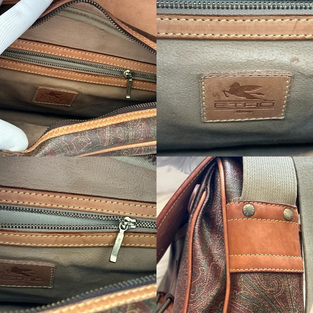 エトロ　ETRO ショルダーバッグ＆ポーチ 2点　まとめセット！　ペイズリー