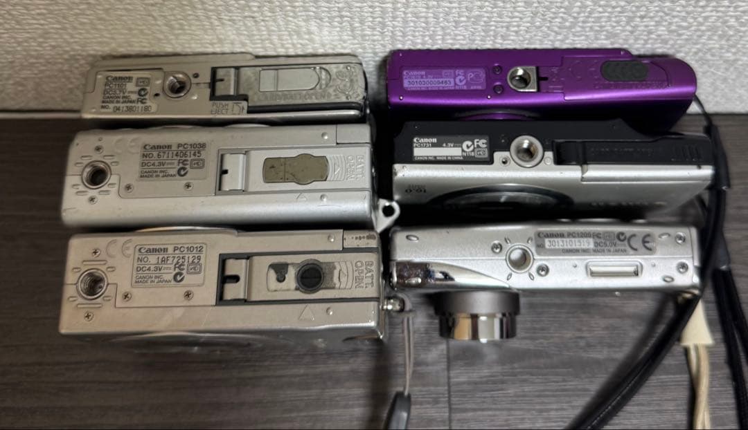 Canon デジタルカメラ 6台セット (未確認) (ジャンク品)