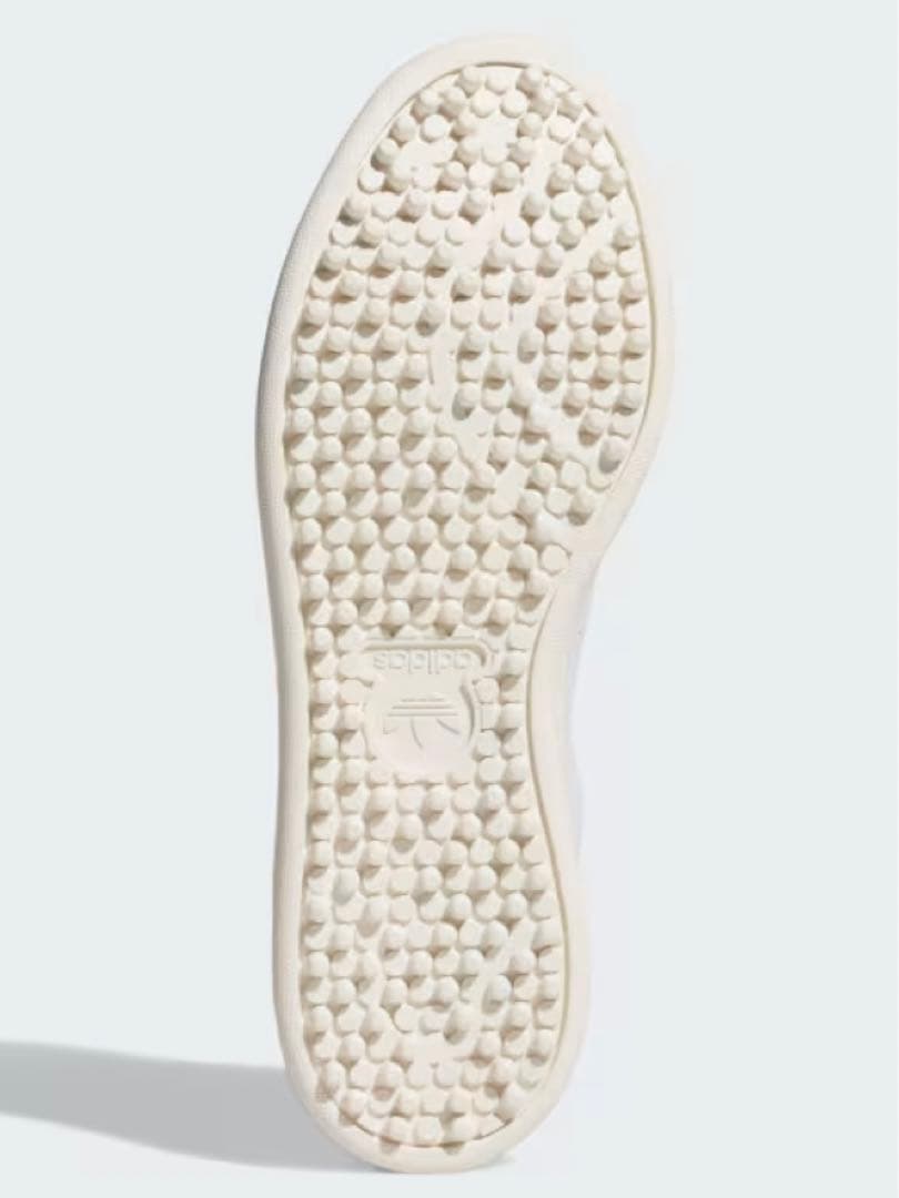 新品2025年アディダスゴルフスタンスミスNNO27スパイクレス紐赤24