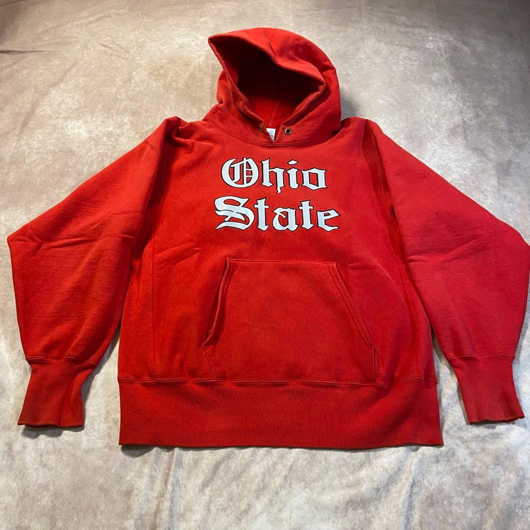 90s champion リバースウィーブ Ohio state 赤 USA製