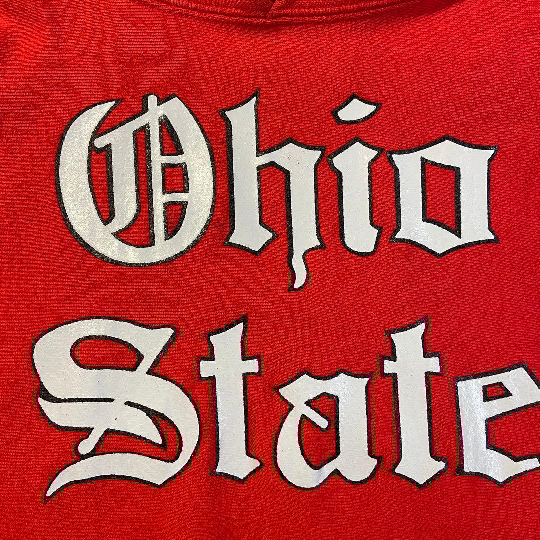 90s champion リバースウィーブ Ohio state 赤 USA製
