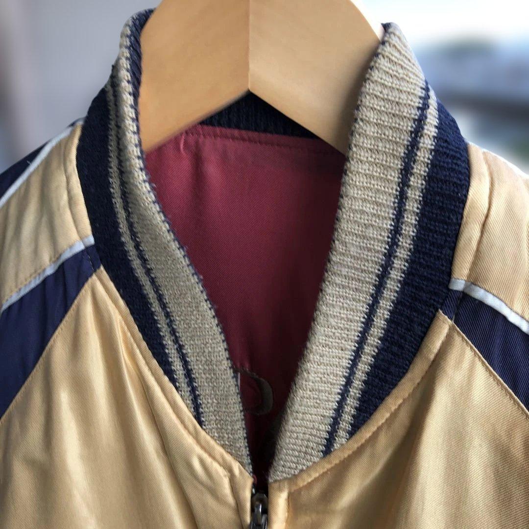 ☆希少デザイン☆テーラー東洋☆スカジャンL シェビーラバー　エド・ロス