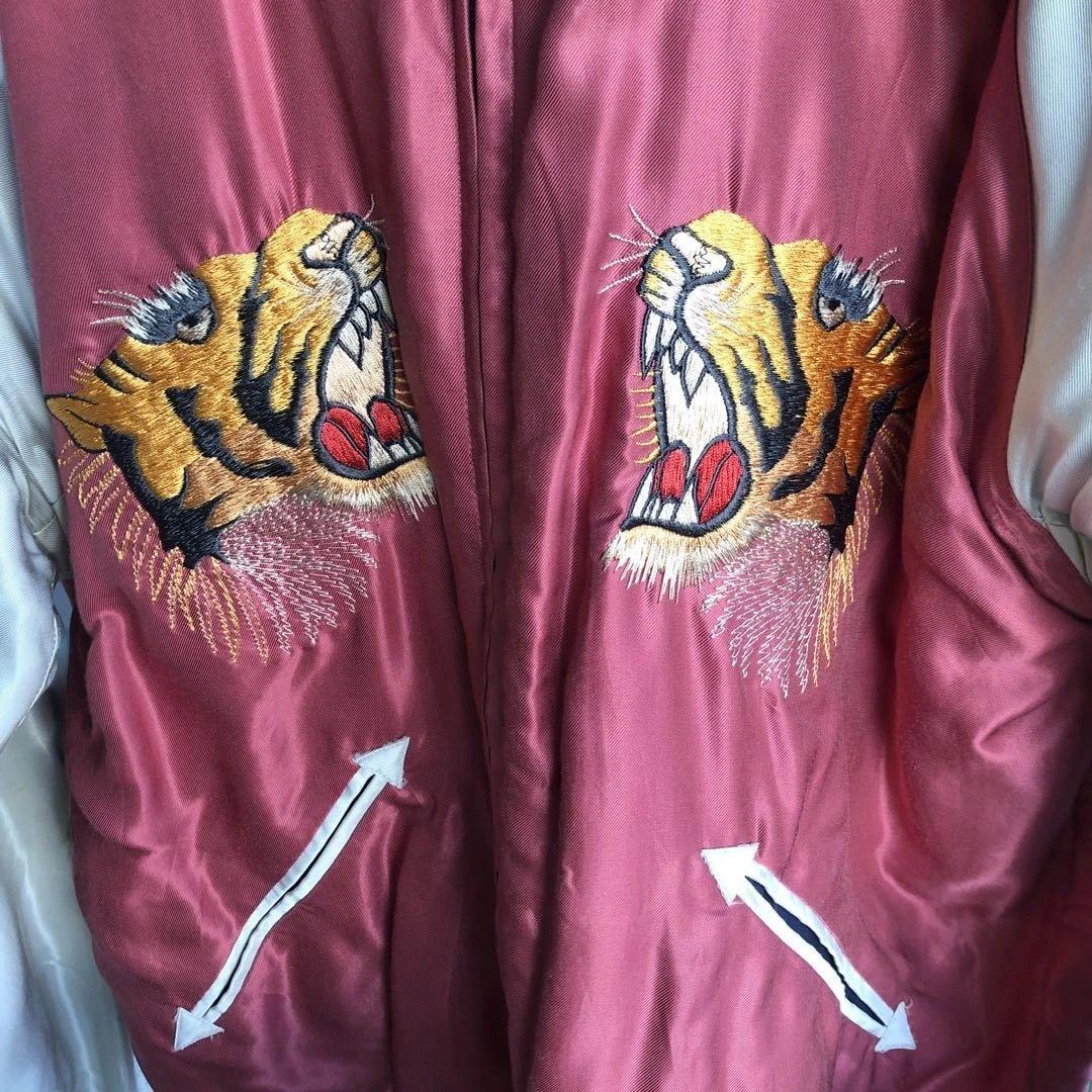 ☆希少デザイン☆テーラー東洋☆スカジャンL シェビーラバー　エド・ロス