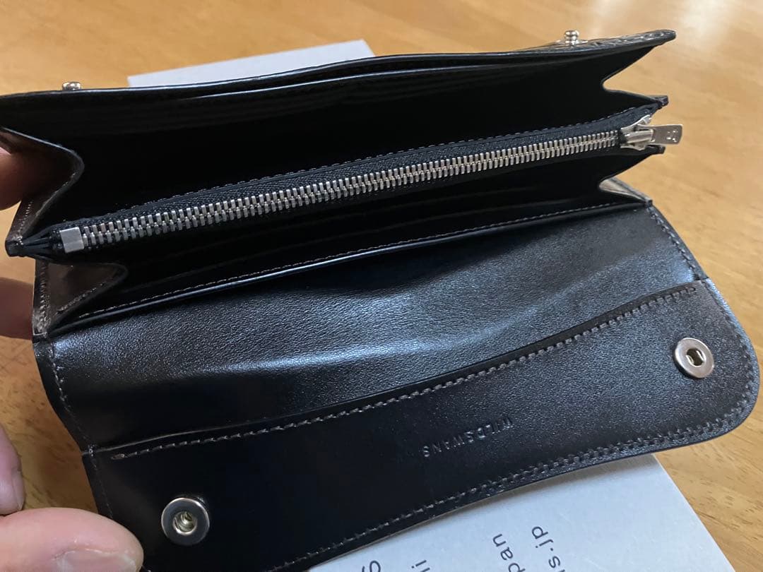 WILD SWANS WAVE クロコダイルレザー 長財布　ナイルクロコ