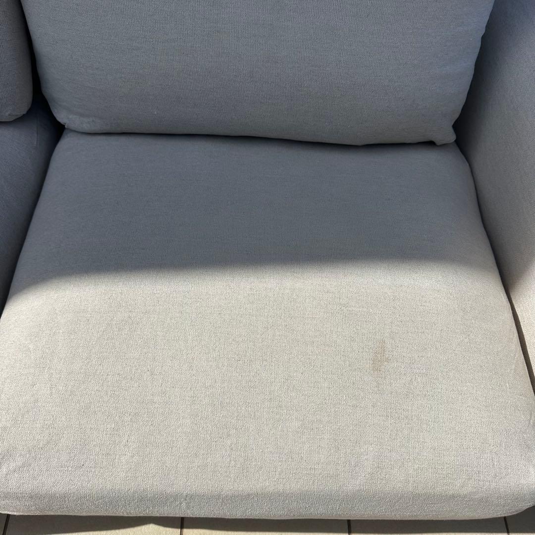 無印良品 ソファ ワイドアームヘッドレスト オットマン付き！