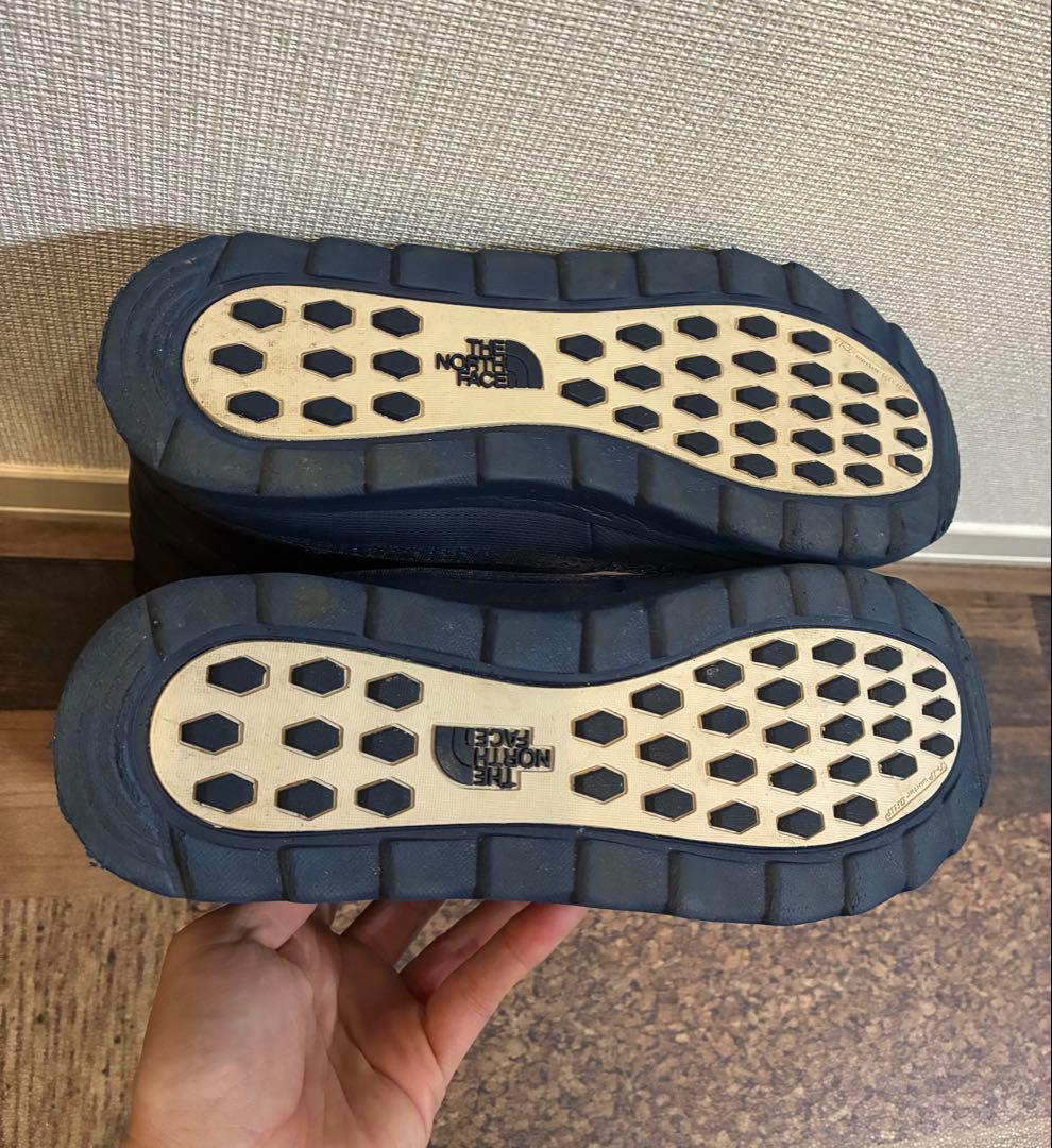 極美品　ノースフェイス　スノーブーツ PrimaLoft使用　ダークネイビー