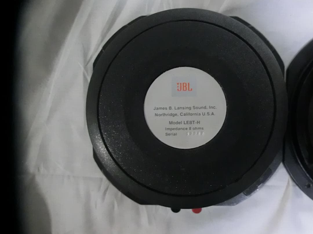 JBL LE8T-H エッジ良好　メンテ済　音出し確認済