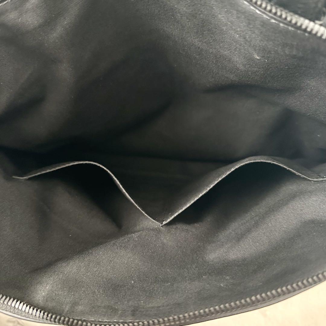 ポールスミス　ビジネスバッグ　シャドーストライプ　2way レザー　ブラック