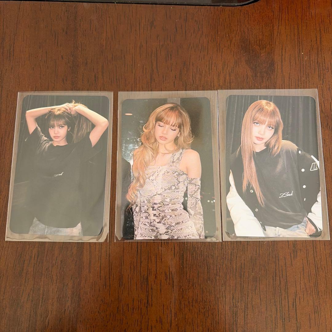 BLACKPINK リサ LISA ポップアップ トレカ 3種セット
