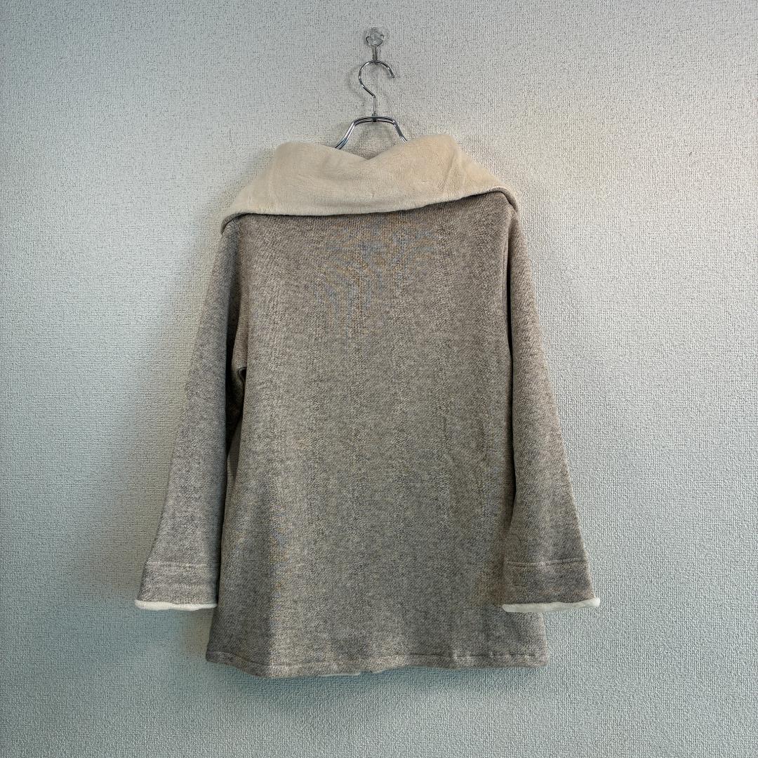 PRISTINE ヤク裏毛ジャケット M オフホワイト 軽やか秋冬用