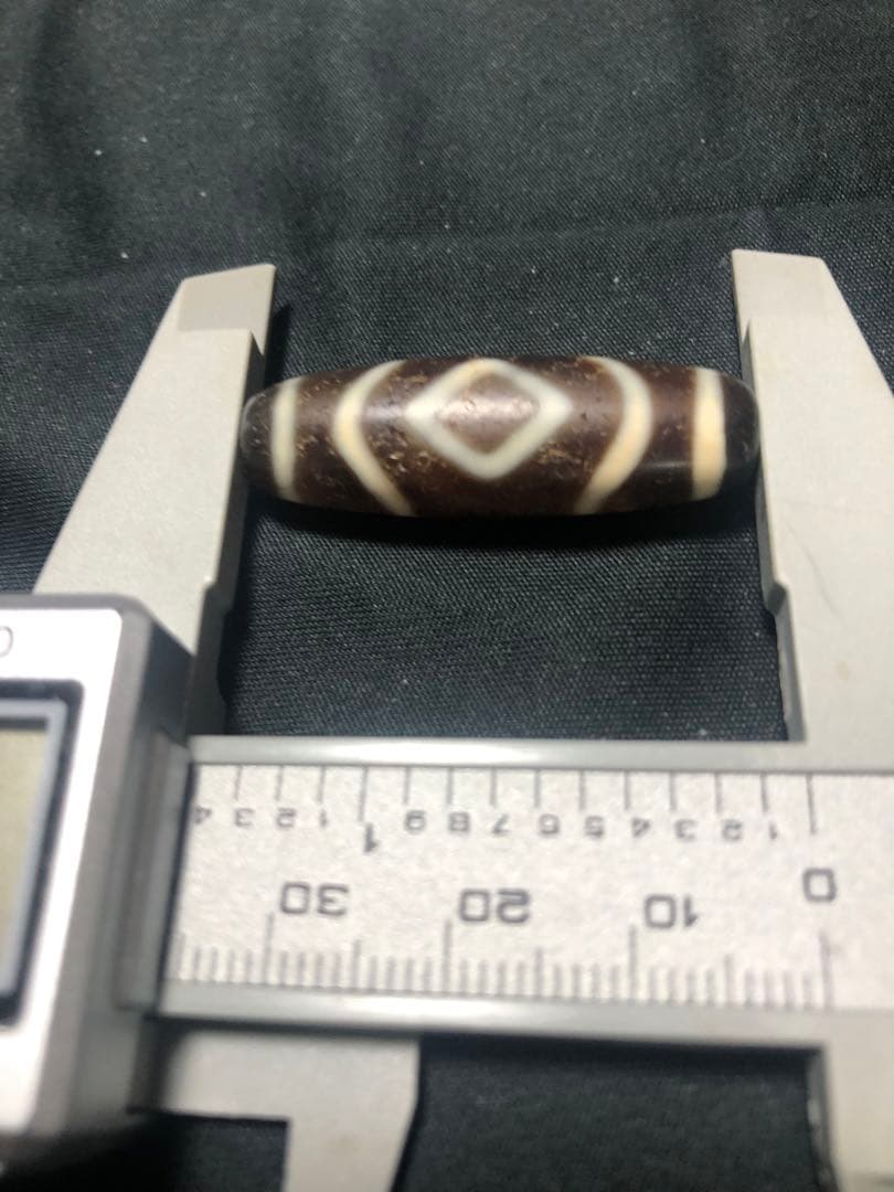 秘蔵風化天珠‼️西蔵老礦古代伝承風化蓮華金剛二眼天珠