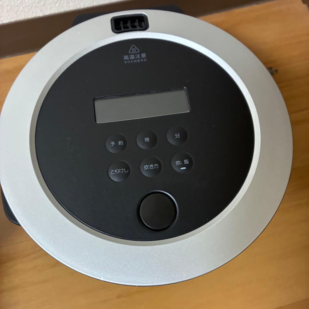 バルミューダ BALMUDA K03A-BK 炊飯器 黒 ブラック 3合