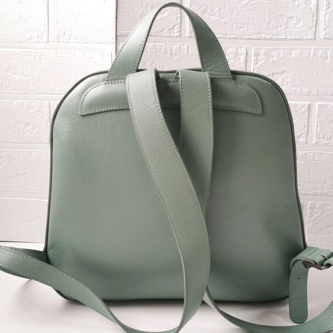 美品✨希少カラー マザーハウス カゼマトウ バックパック M ミストグリーン