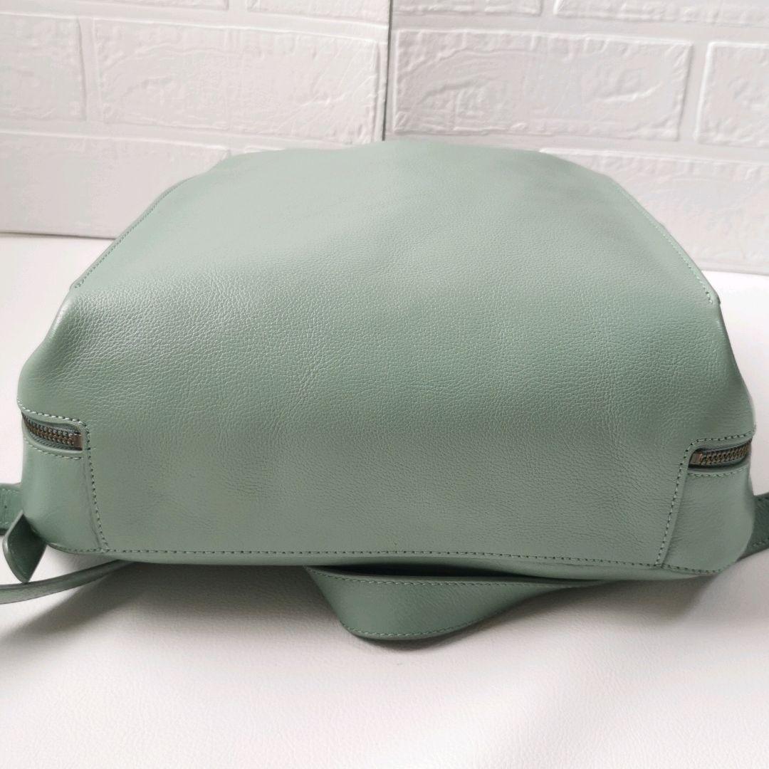 美品✨希少カラー マザーハウス カゼマトウ バックパック M ミストグリーン