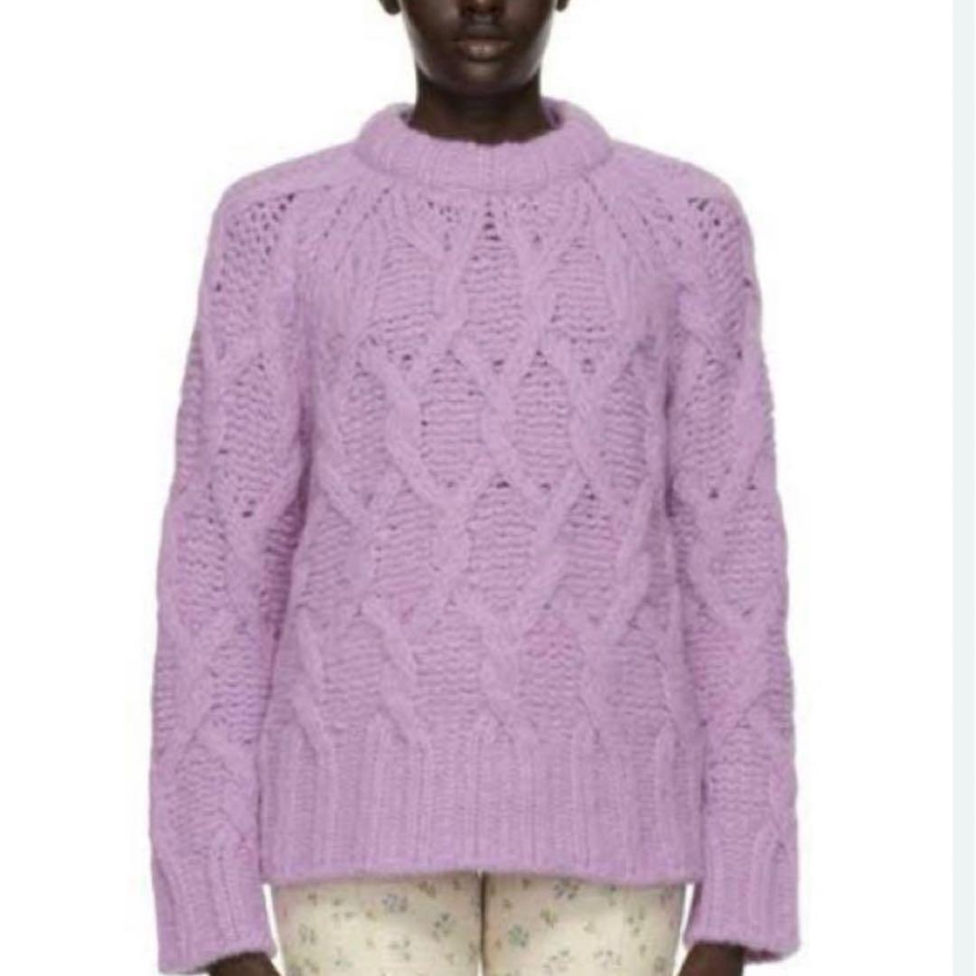 最終値下【美品】アクネ　Acne Studios ケーブルニット　モヘア
