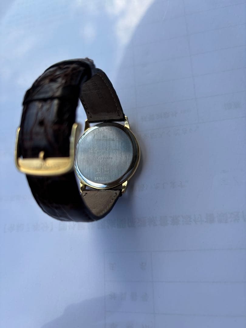 LONGINES 時計 シルバー/ブラック