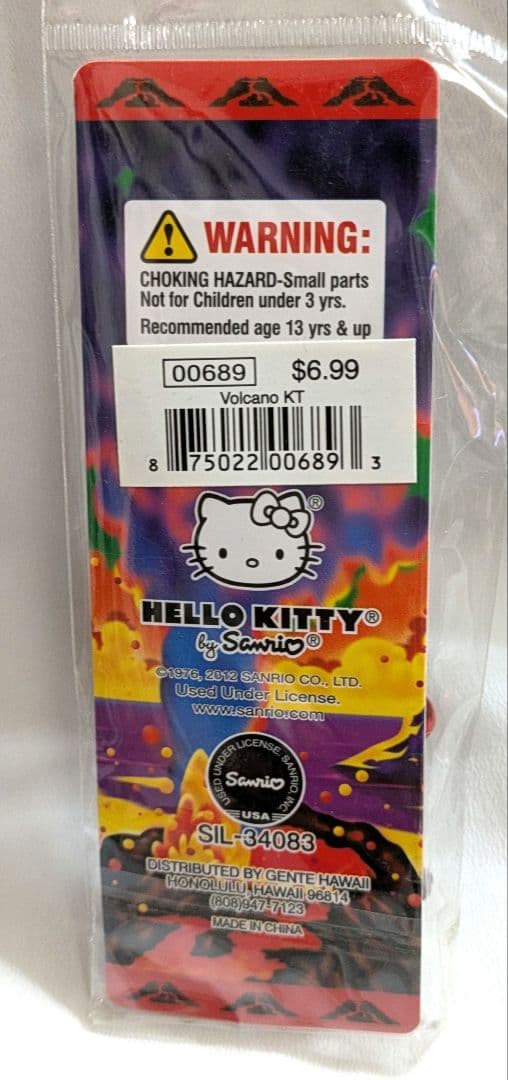 公*o様 日焼けハローキティ ハワイ　キラウエア火山　根付　2012　未開封