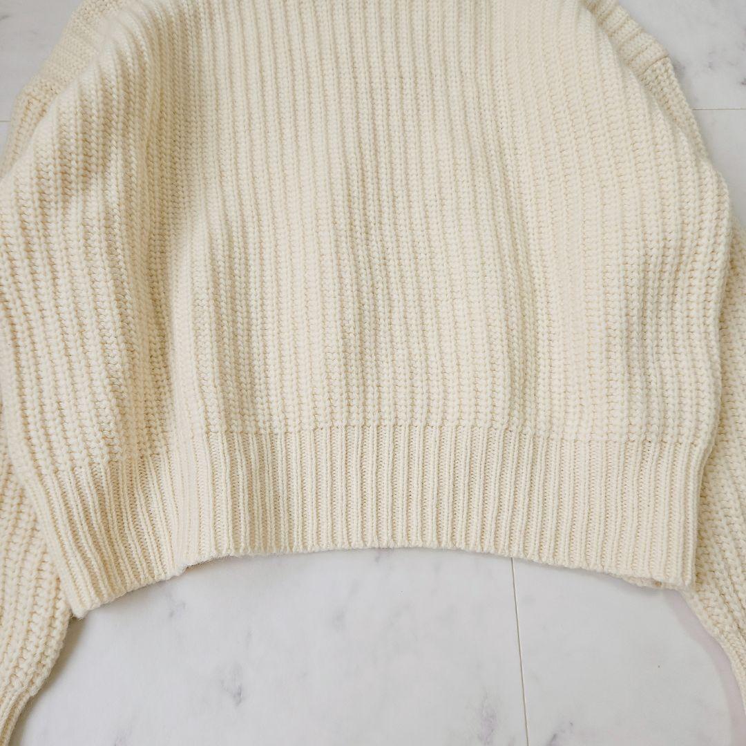 【美品】seventenbymihokawahito　パールニット　セブンテン