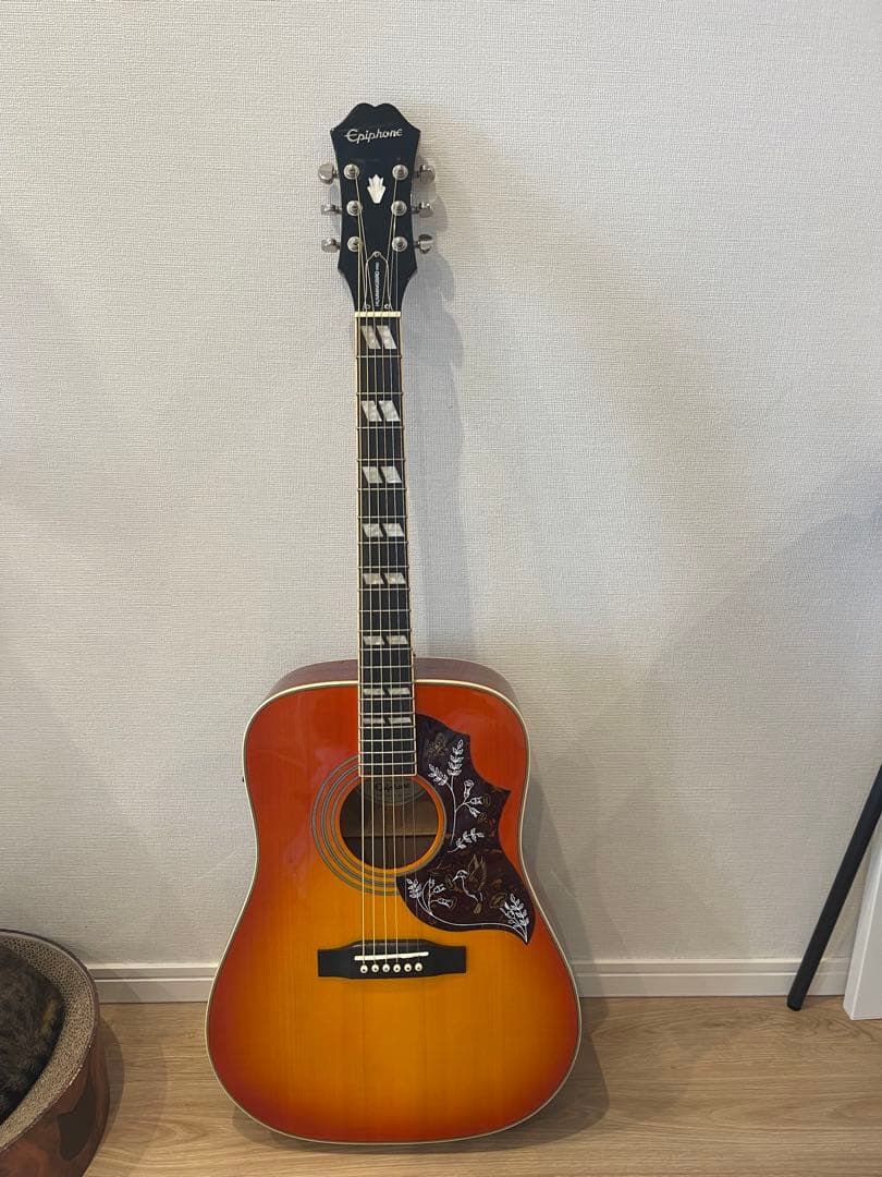 Epiphone アコースティックギター オレンジ