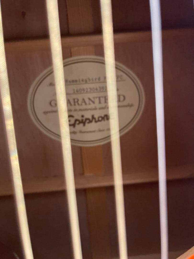 Epiphone アコースティックギター オレンジ