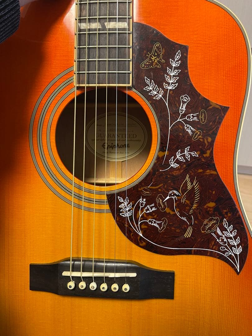 Epiphone アコースティックギター オレンジ