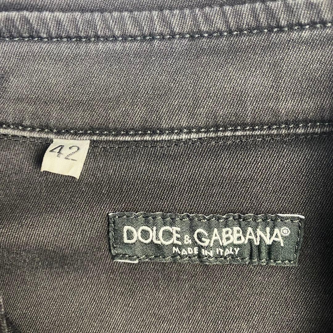 【美品】ドルチェアンドガッバーナ　長袖シャツ　42 ブラック　レース　黒