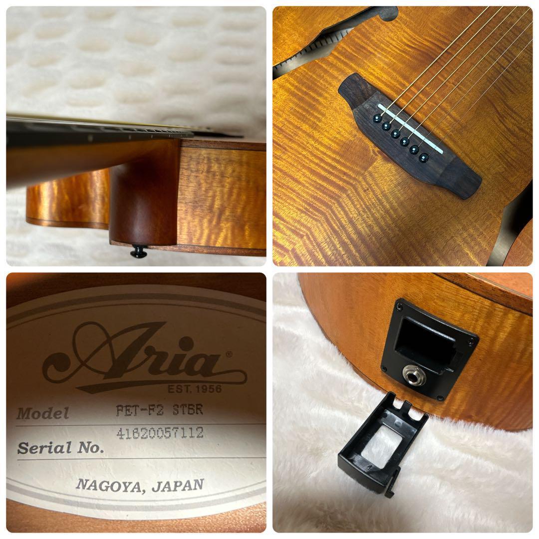 ARIA アリア エレアコ FET-F2 STBR Fホール マット仕上げ