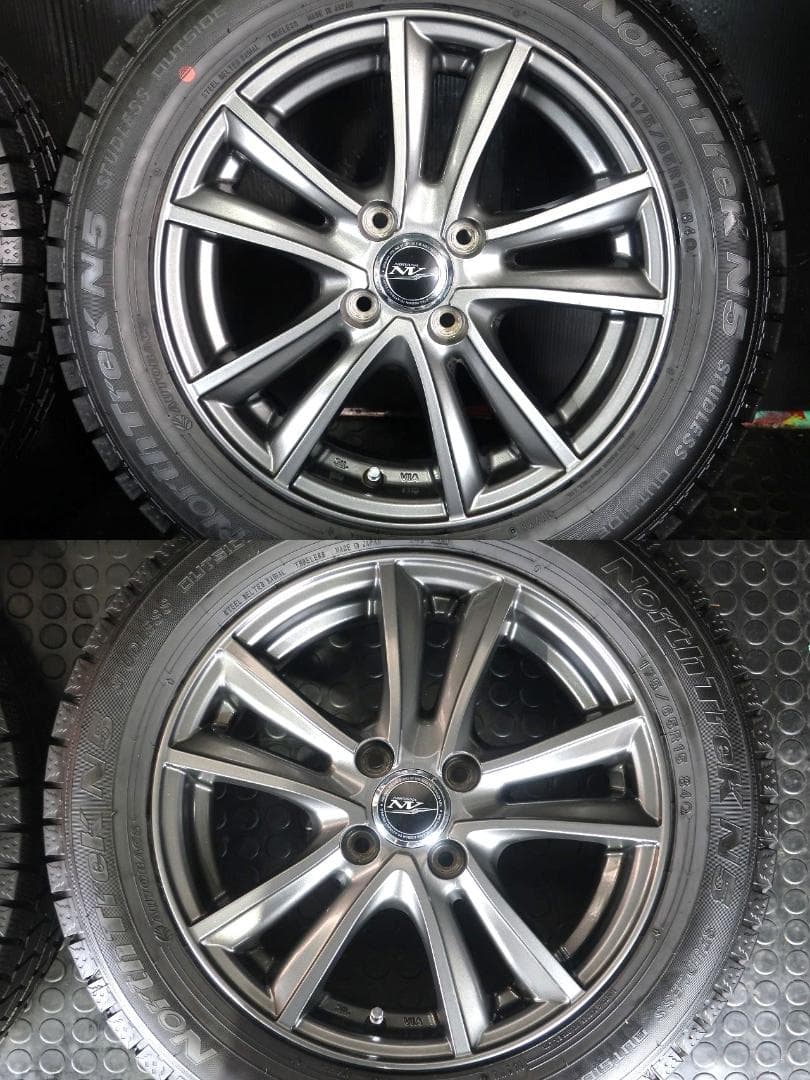 イボ付 2023年製 国産スタッドレス 175/65R15 アクアヴィッツヤリス