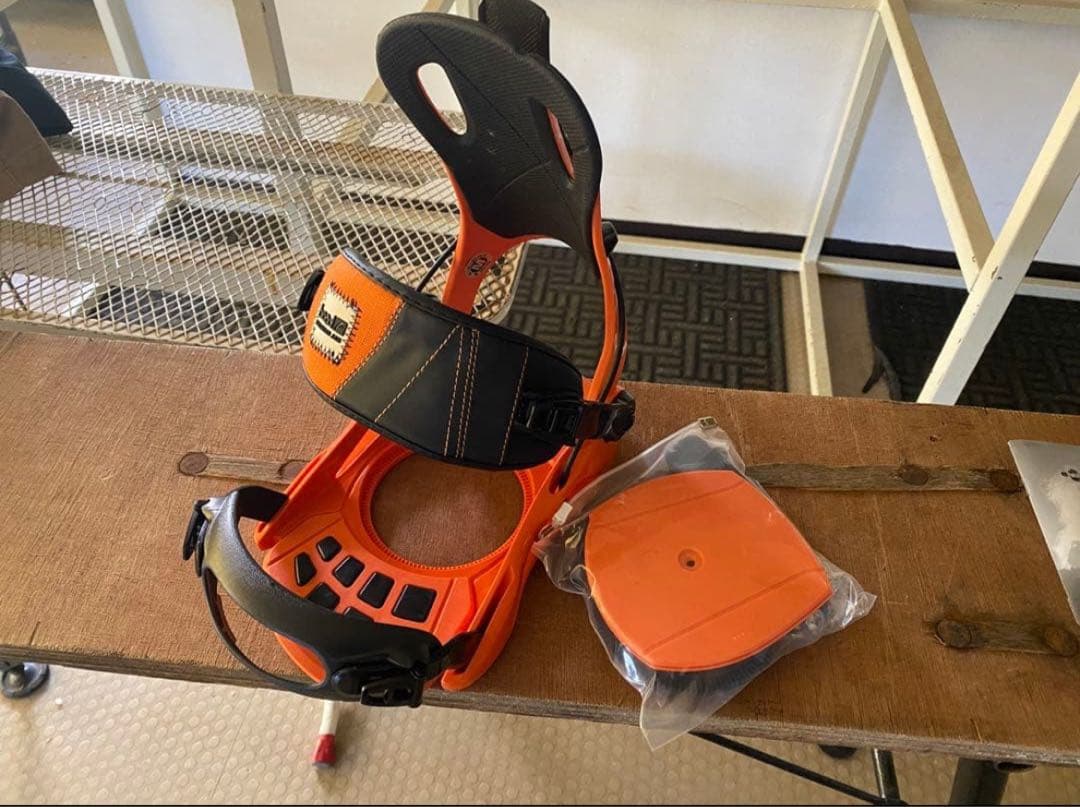 HEAD スノーボード ビンディング オレンジ Lサイズ