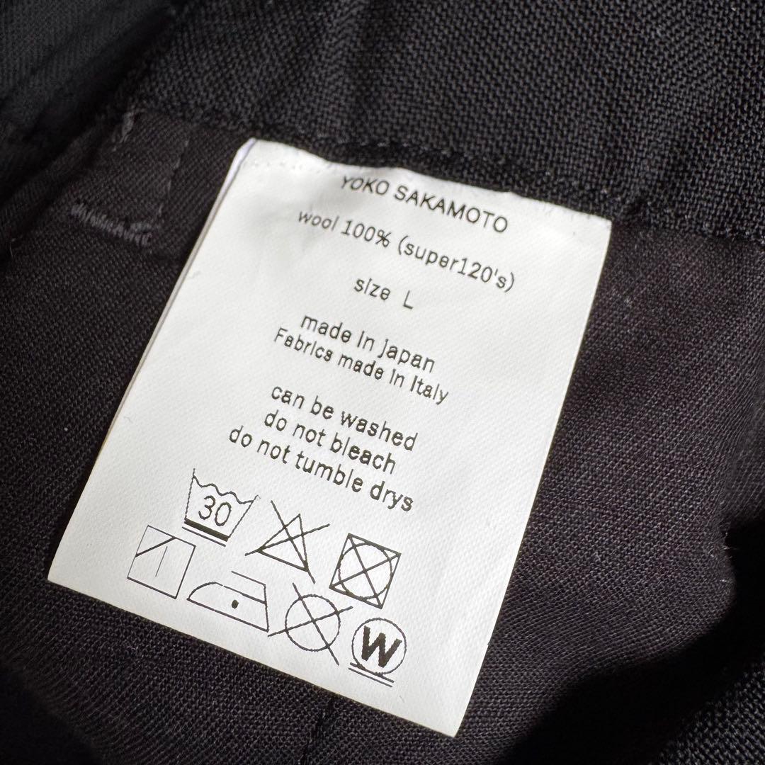 YOKO SAKAMOTO JUMP SUIT Black Lサイズ