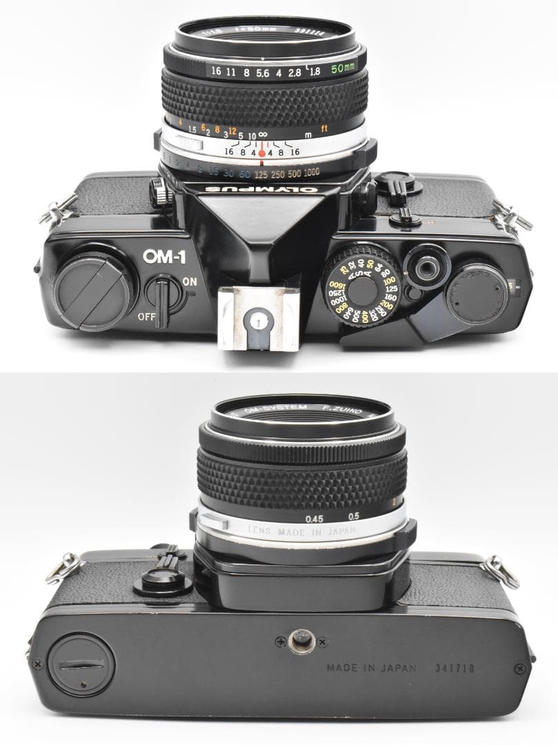 完動品 OLYMPUS OM-1 F.ZUIKO AUTO-S 50mm 1.8